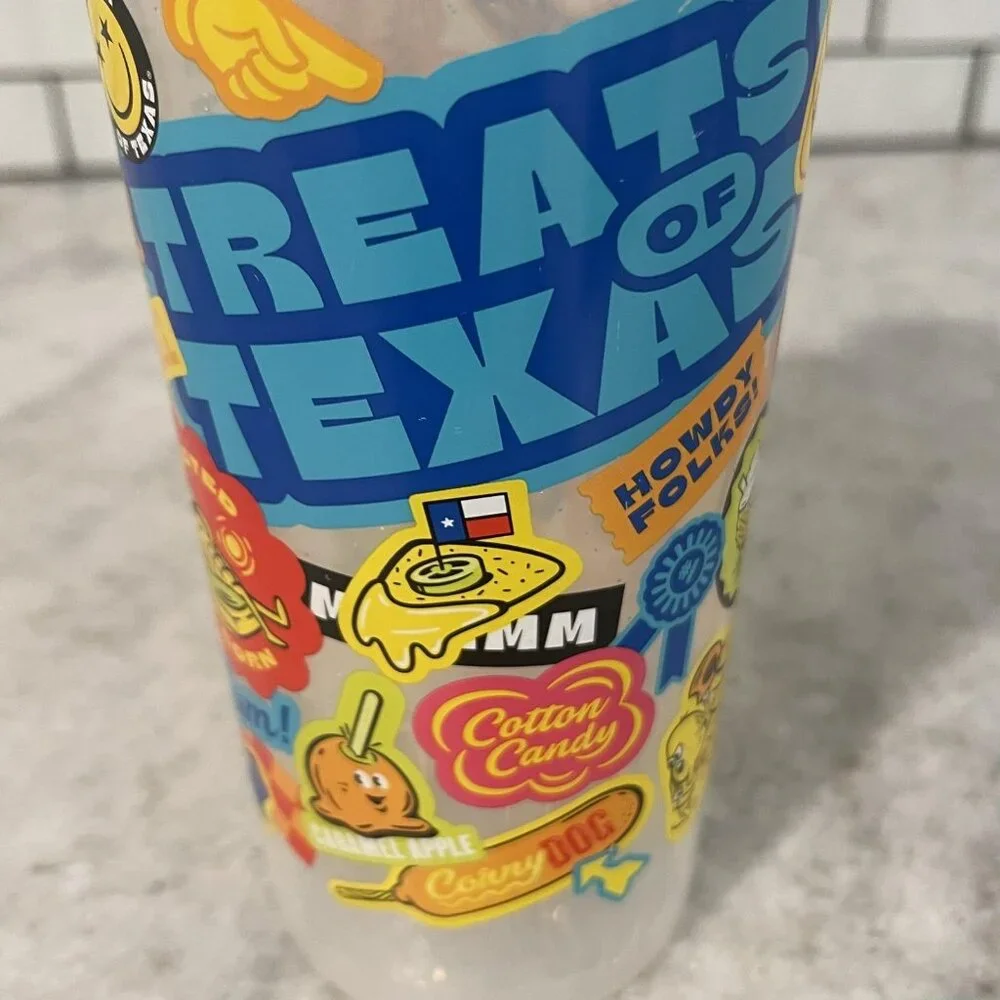 Berk State Fair Of Texas Big‎ Tex Tumbler Cup Lid Figural Novelty Vintage